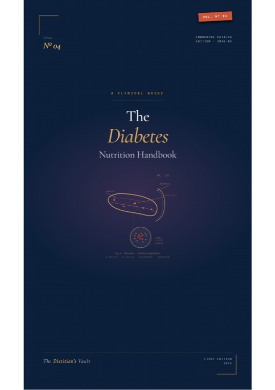 The Diabetes Nutrition Handbook cover