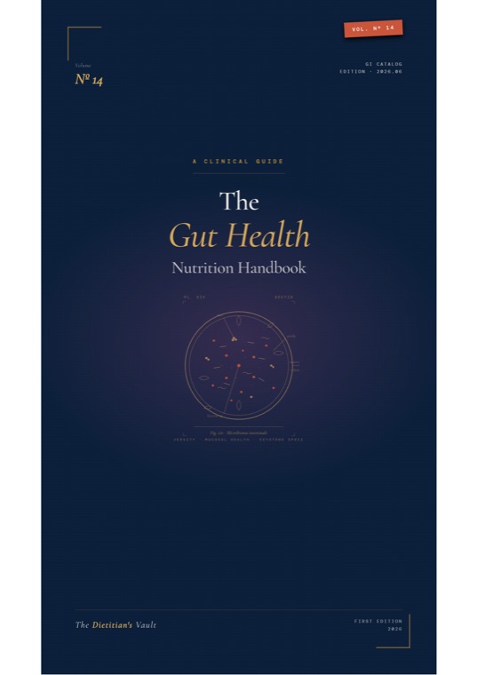 The Gut Health Nutrition Handbook cover