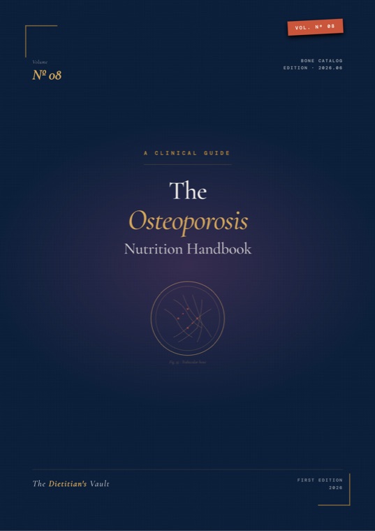 The Osteoporosis & Bone Health Nutrition Handbook cover