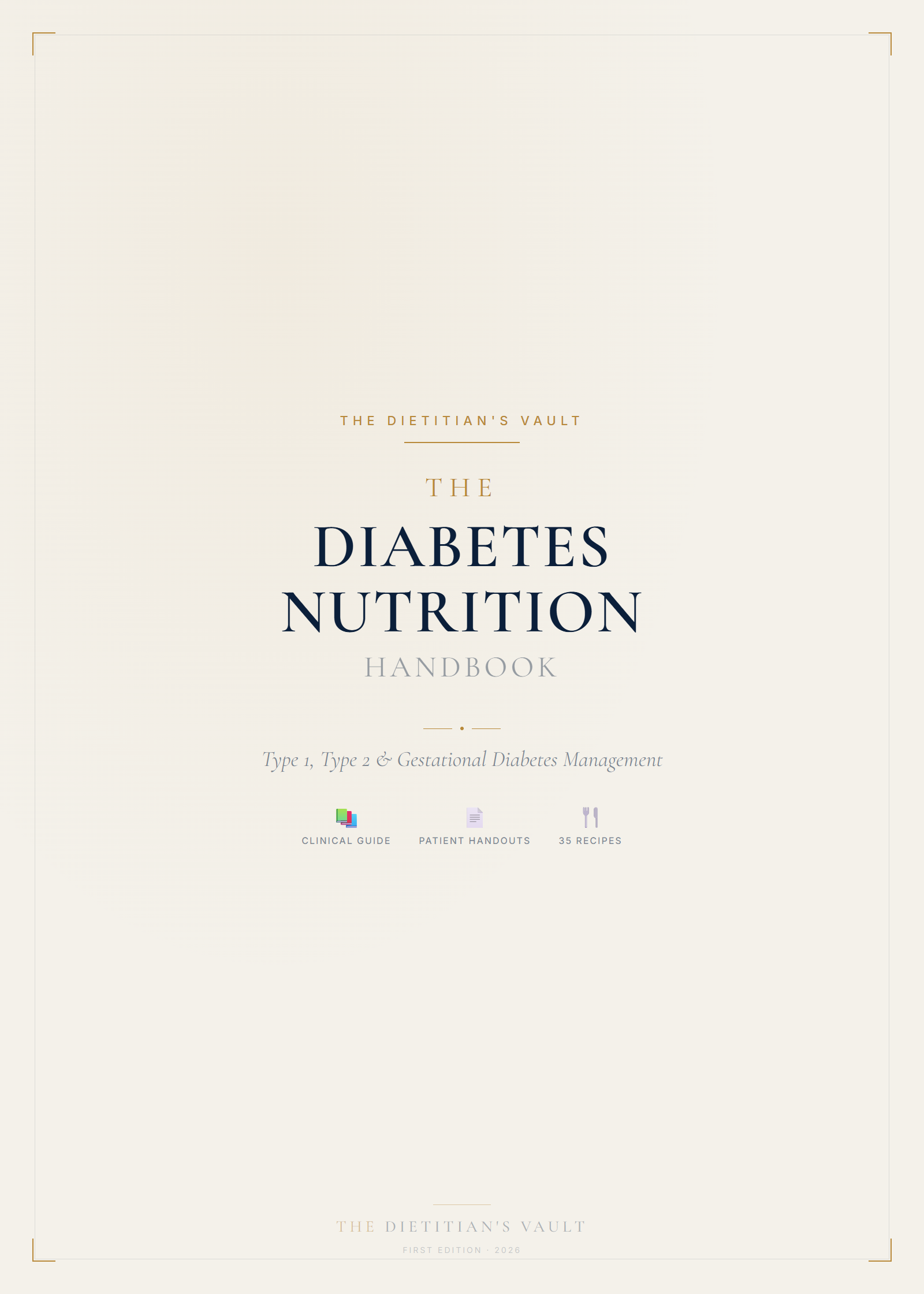 Diabetes Nutrition Handbook
