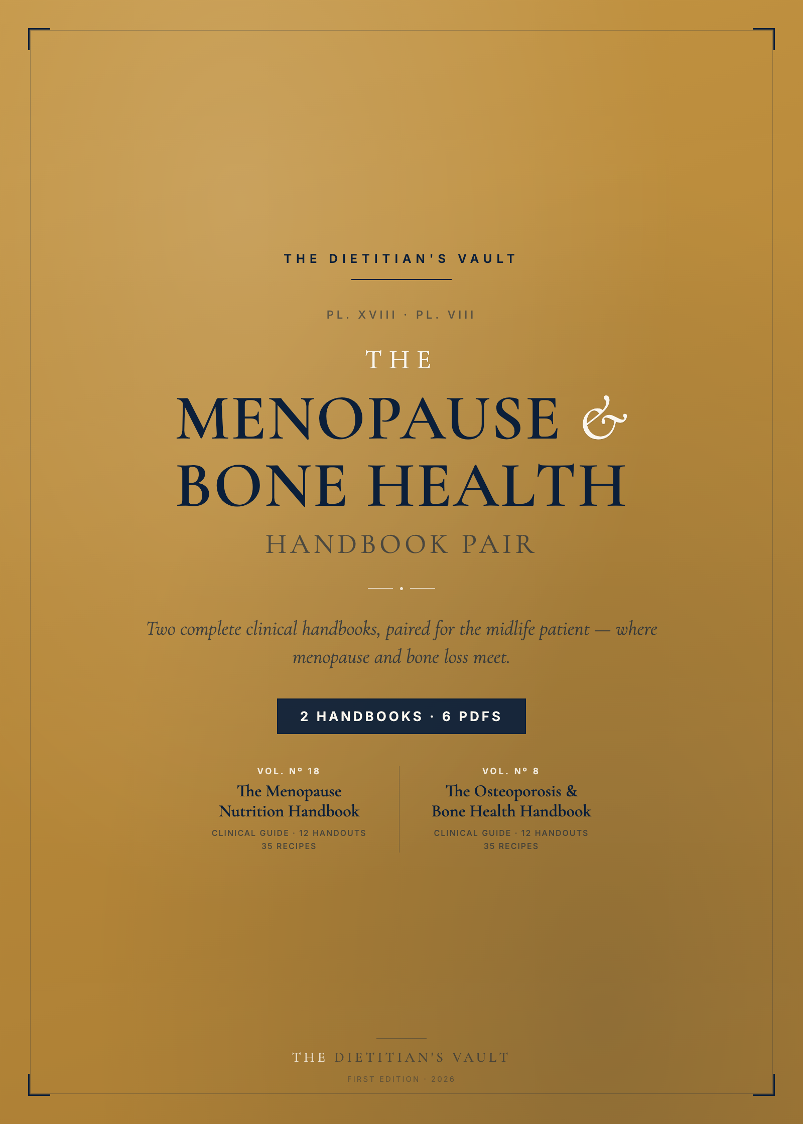 The Menopause & Bone Health Handbook Pair cover