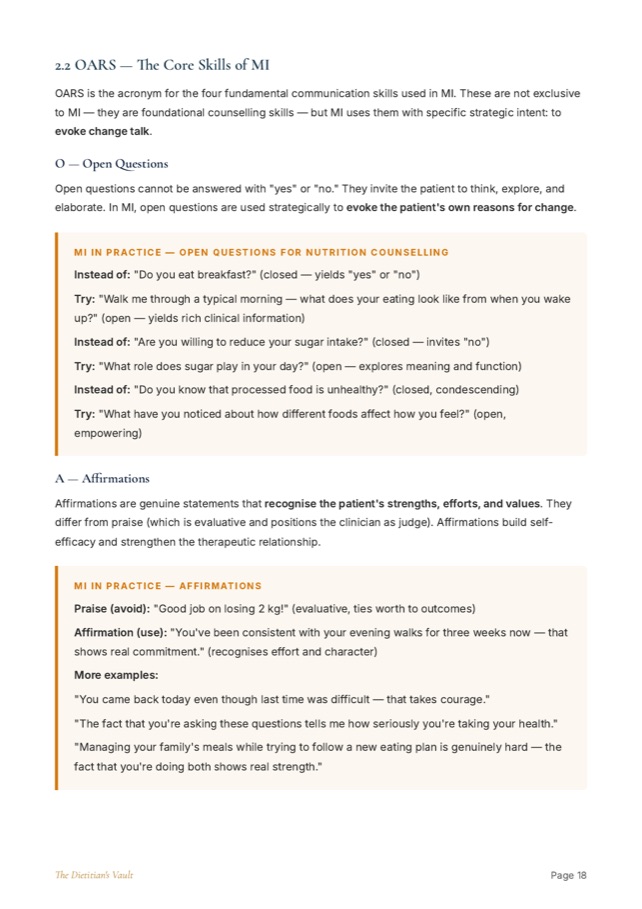 Interior page from The Behaviour Change Handbook