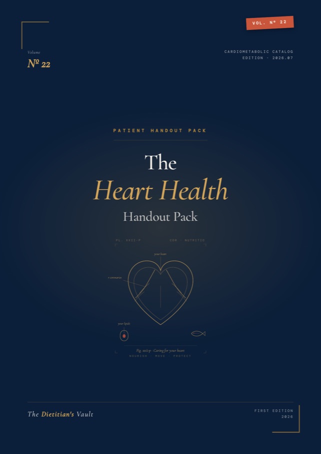 Interior page from The Heart Health Nutrition Handbook